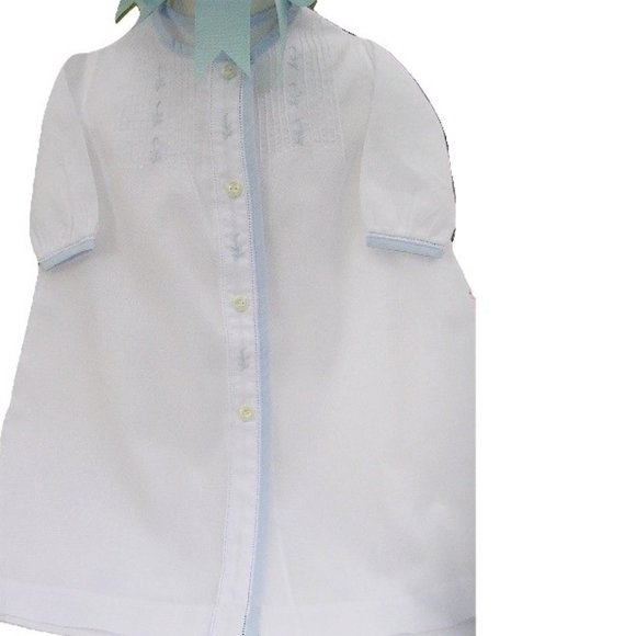 The Blue Mary Christening Dress Size 3-6 Mo